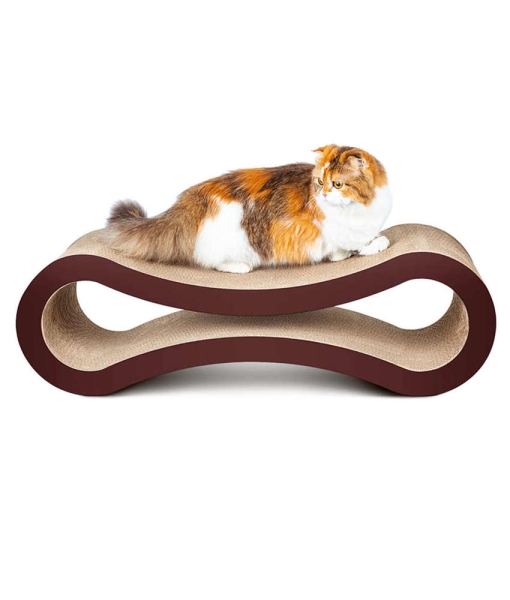 cat scratching furniture Scratching Infinity Shape, Curved