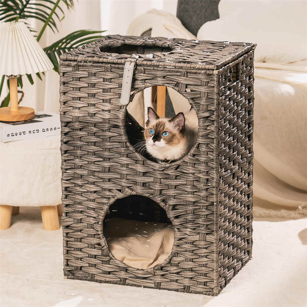 Rattan cat house - a must for pet owning families - Blog - 1