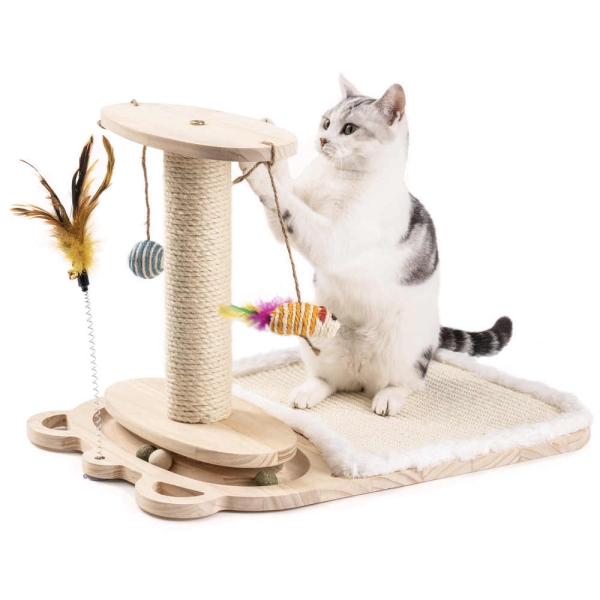 Cat scratching boards and climbing frames are important for cats！