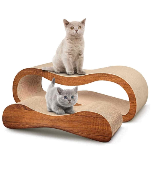 cat scratching post 2 in 1 Cat Scratcher Cardboard Lounge Bed