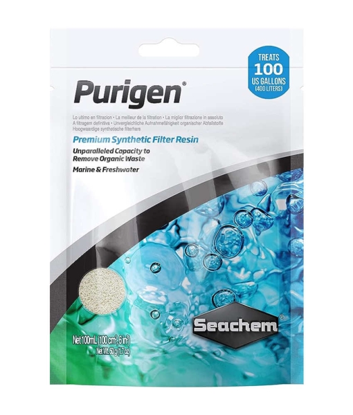Seachem Indoor Purigen Organic Filtration Resin – Fresh and Saltwater 100 ml