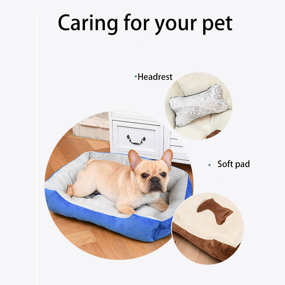 Square Plush Kennel - Beds & Mats - 1