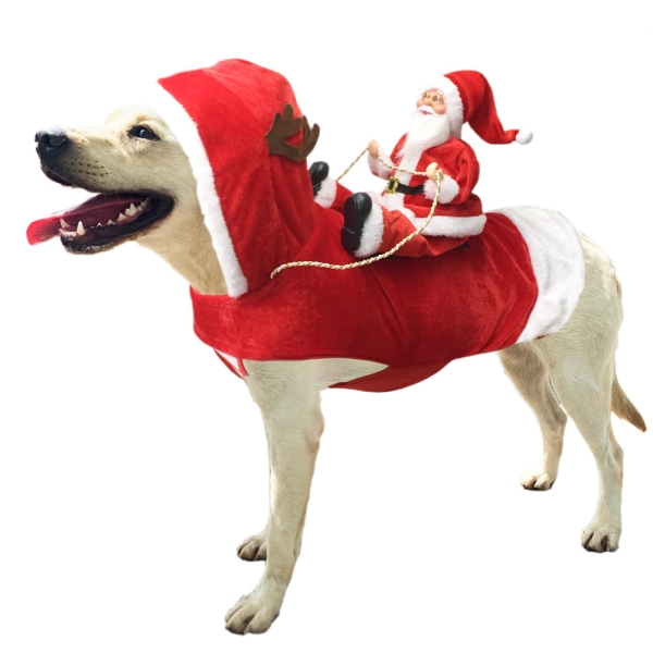 Christmas clothes for dogs with Acrylic fiber