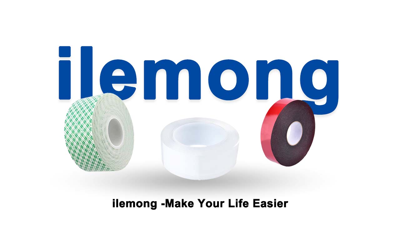 ilemong 1 in. x 3.47 yds.Double Sided Tape Heavy Duty, Extra Large Nano Double Sided Adhesive Tape - Mounting Tape - 1